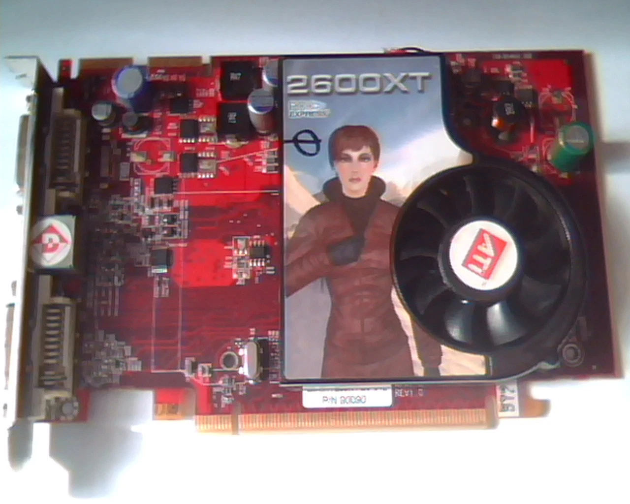 PCI-E express card ATI 109-B14831-00D 90090 Rev 1.0 2600XT512PE3 557016 DVI Comp