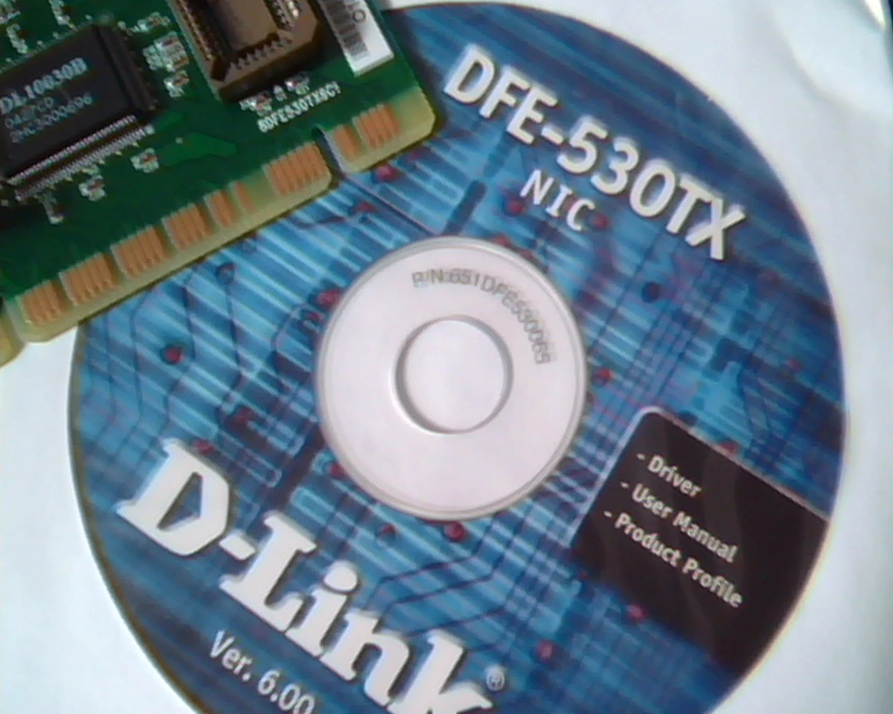 D-LINK DFE-530TX DFE-550TX Fast Ethernet 10/100 adapter card + CD +Manual driver - image 3