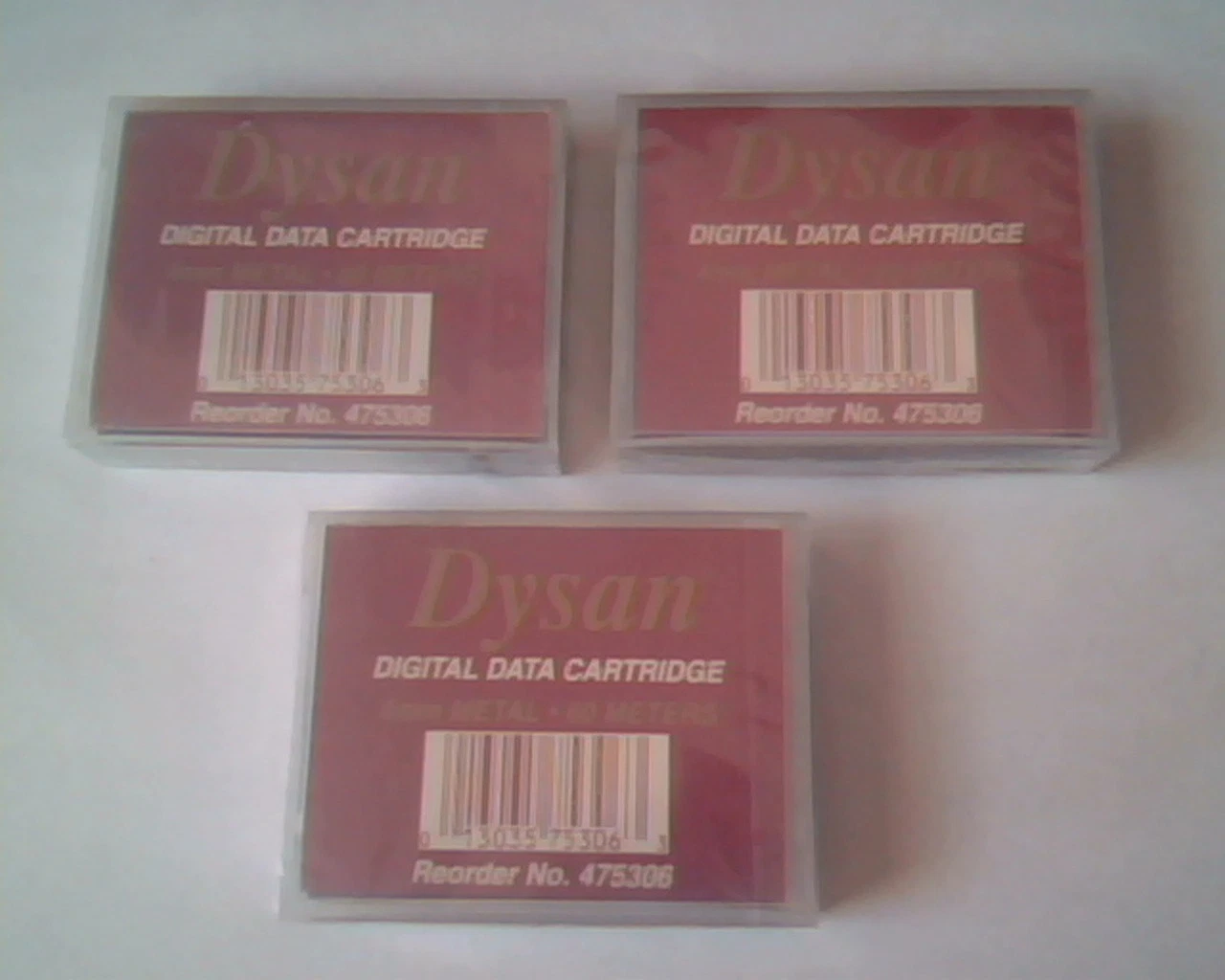 Data Cartridge Storage Dysan 4mm Metal 60 meters - SET of 3 BRAND NEW