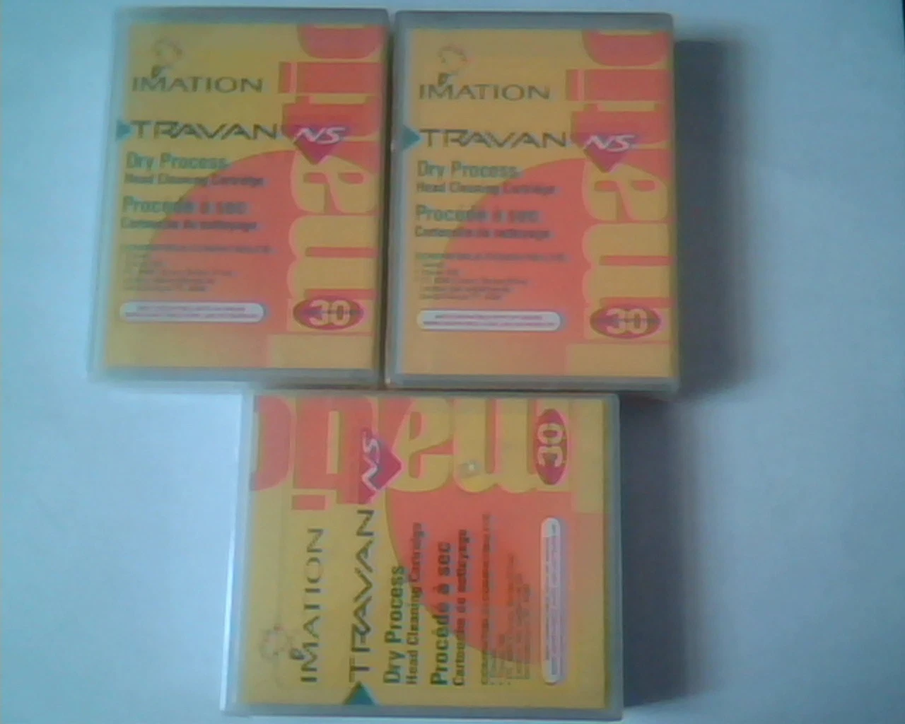 Data Cartridge Cleaning Imation Travan NS dry 30 cleanings - SET of 3 BRAND NEW