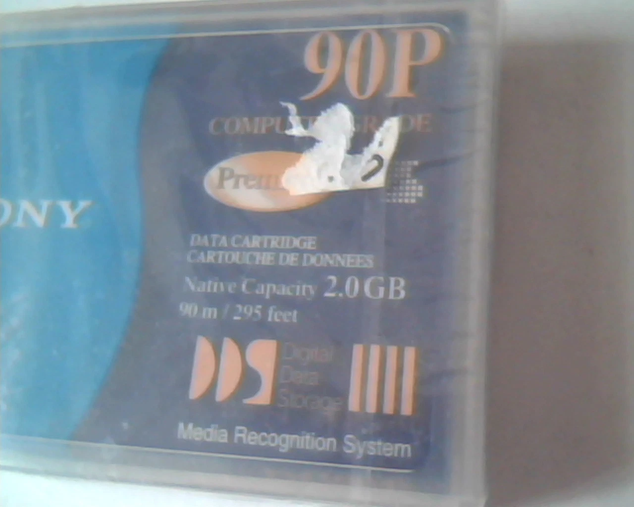 Data Cartridge Storage Sony 90P 2GB 90m premium - BRAND NEW - image 2