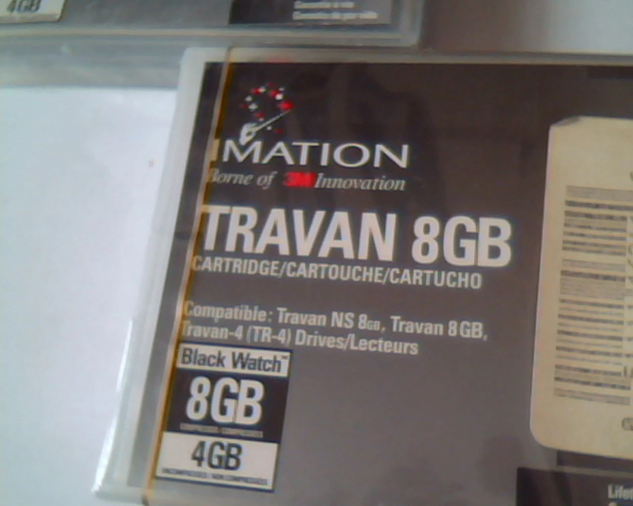Data Cartridge Storage Imation Travan 8GM NS TR-4 3M - SET of 2 BRAND NEW - image 2