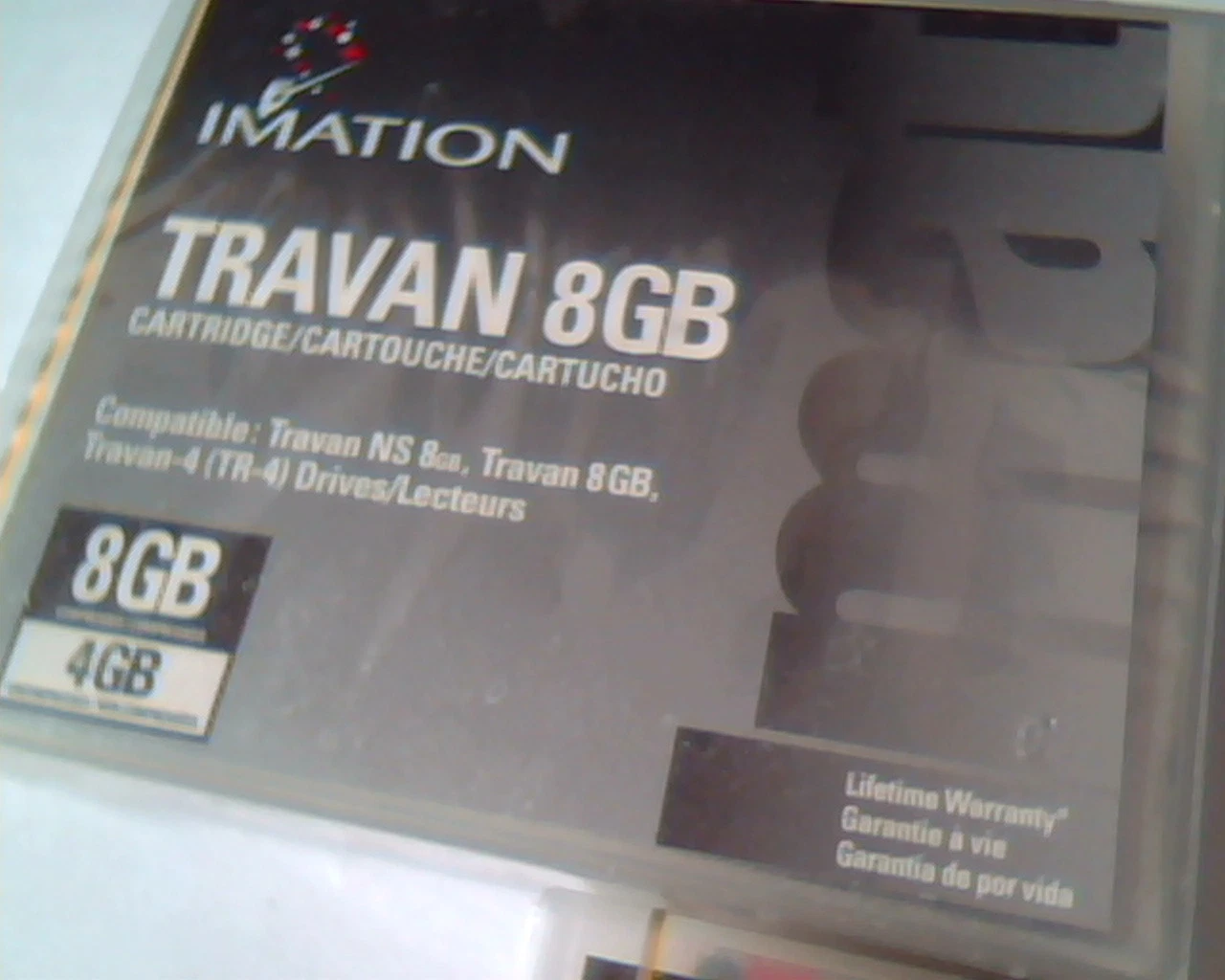 Data Cartridge Storage Imation Travan 8GM NS TR-4 3M - SET of 2 BRAND NEW - image 3