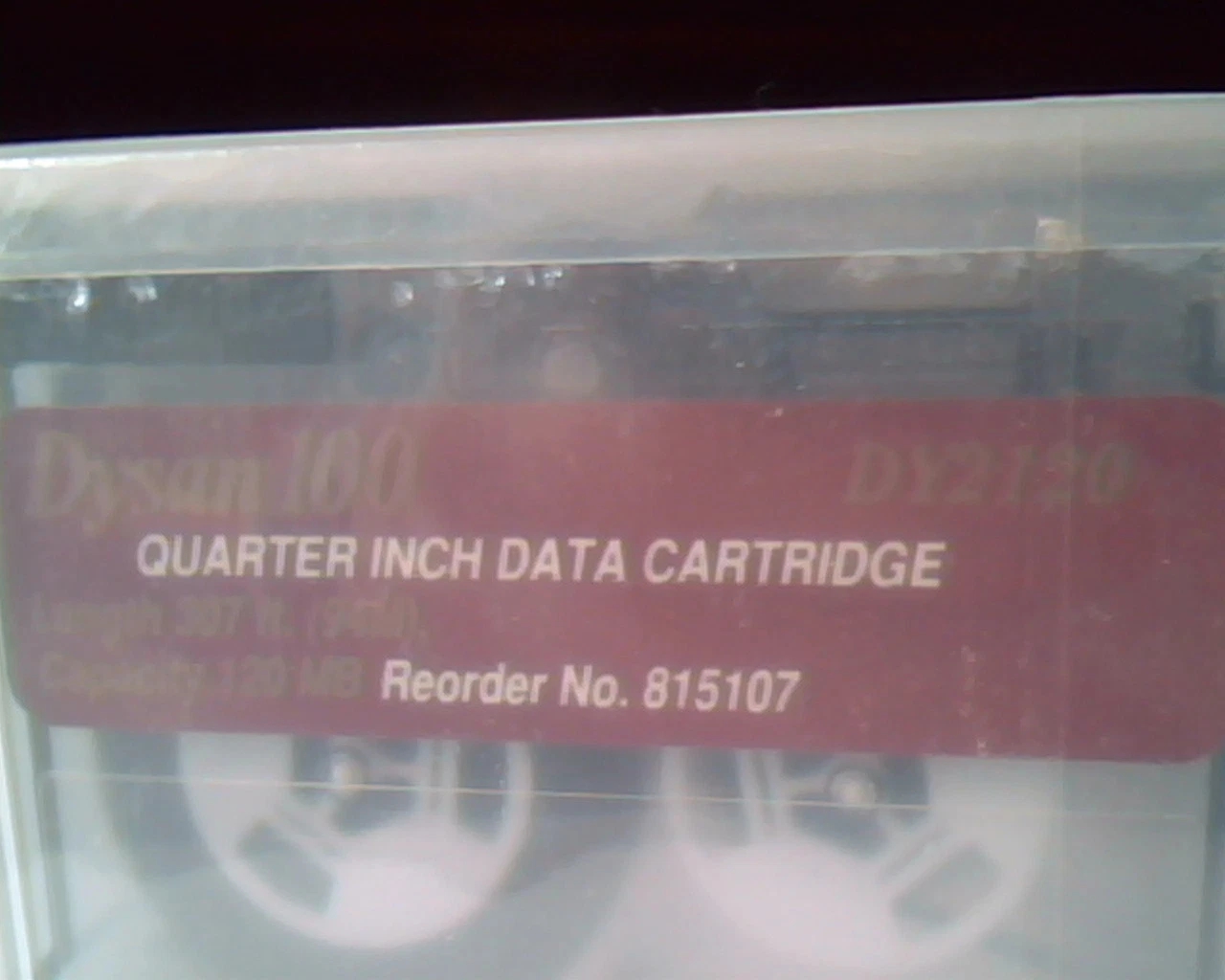 Data Cartridge Storage Dysan 100 Quarter Inch DY2120 120MB - SET of 7 BRAND NEW - image 2