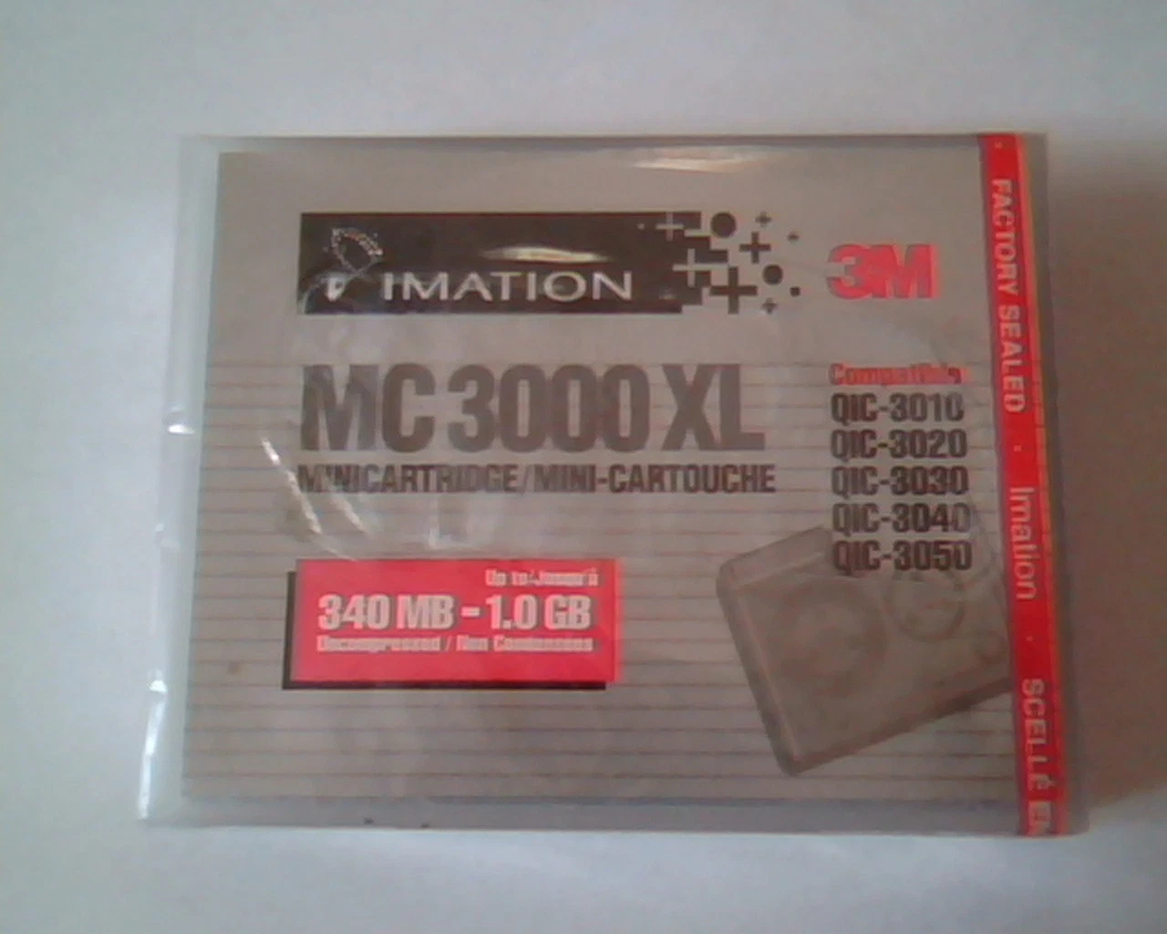 Data Cartridge Storage Imation MC3000XL Minicartridge 3M GB - BRAND NEW
