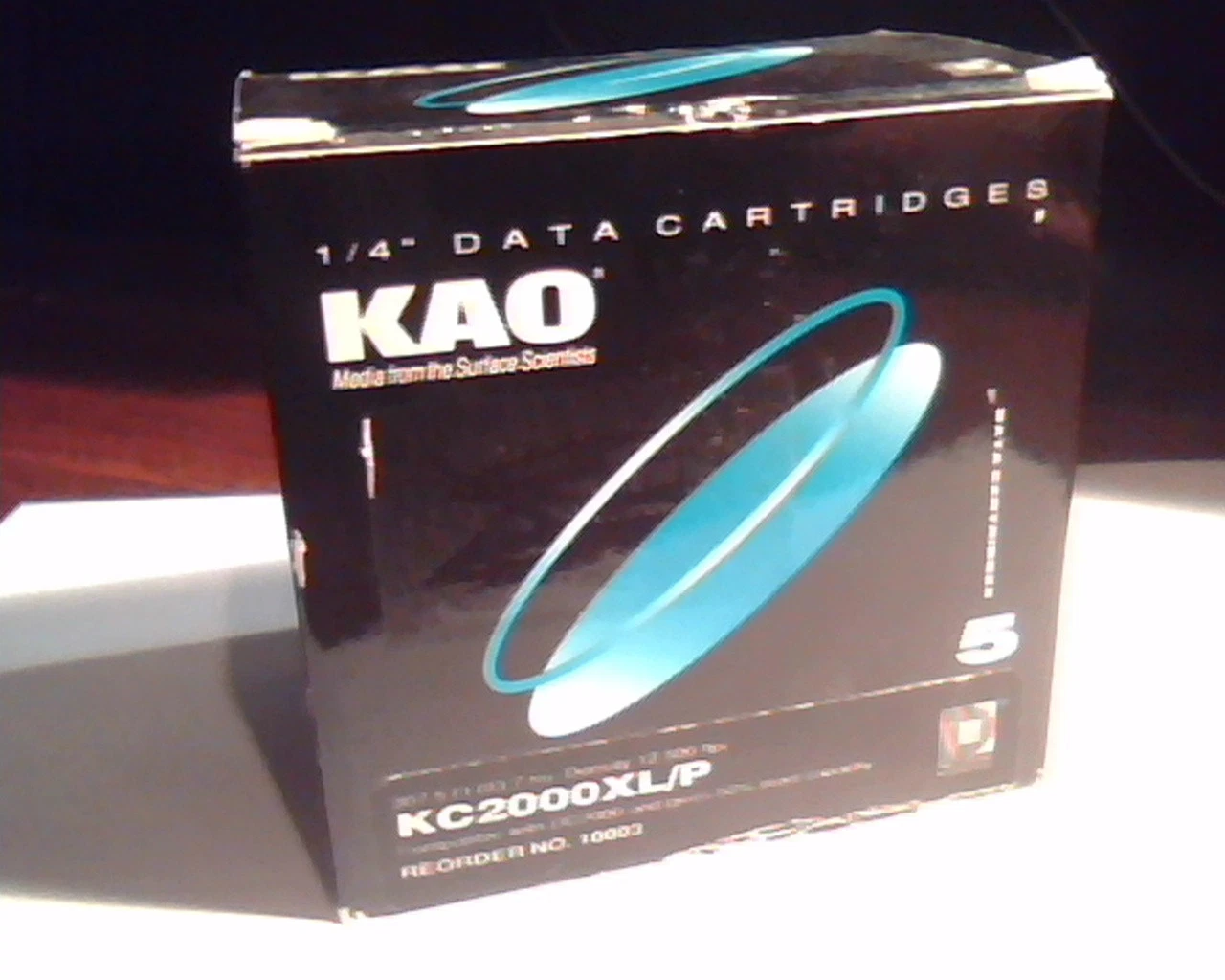 LOT of 5 BRAND NEW Data Cartridge Storage KAO KC2000XL/P DC2000 1/4"
