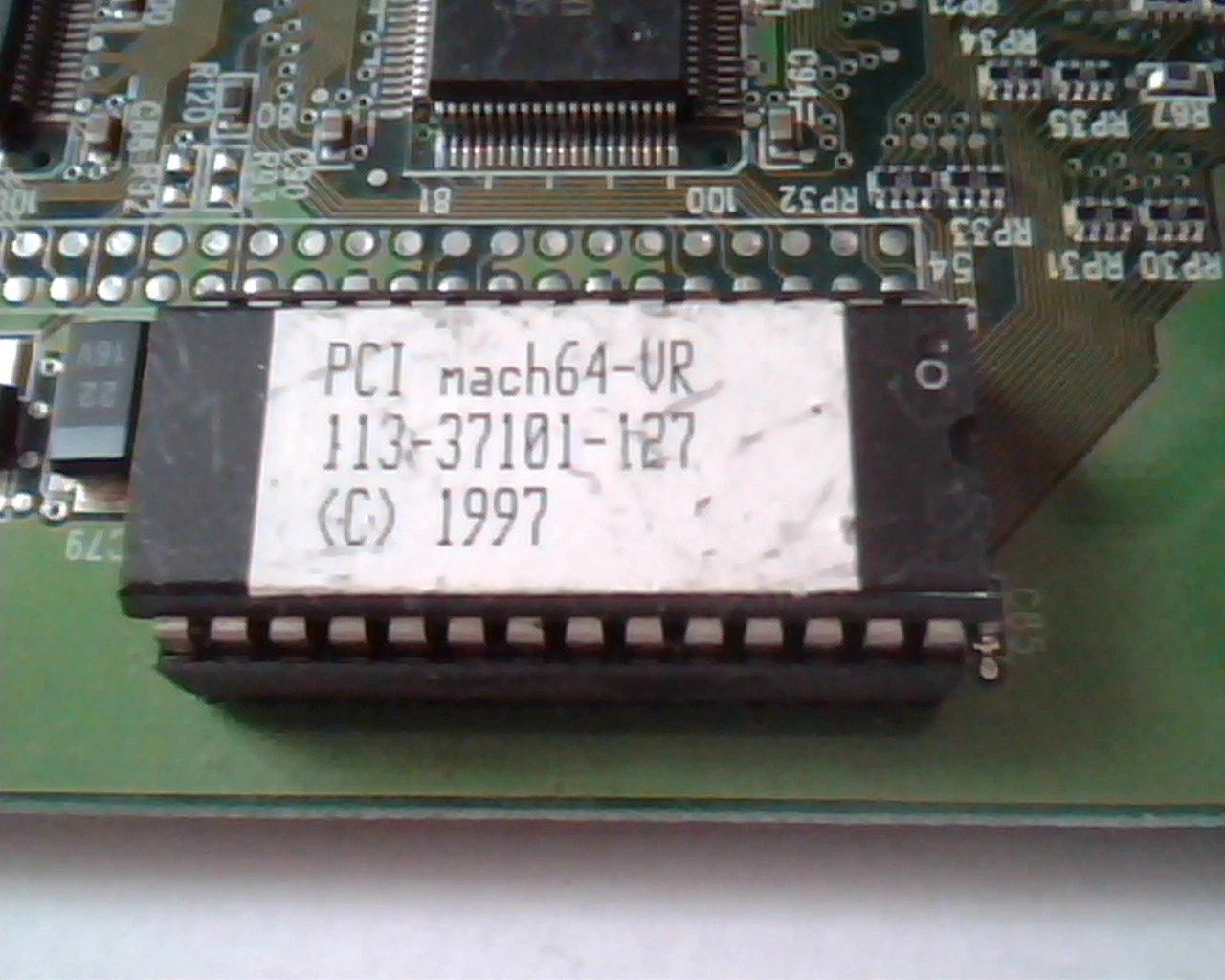 PCI Video card ATI 109-37100-00 MACH64-VR 113-37101-127 3D Rage II+DVD DVI Video - image 4