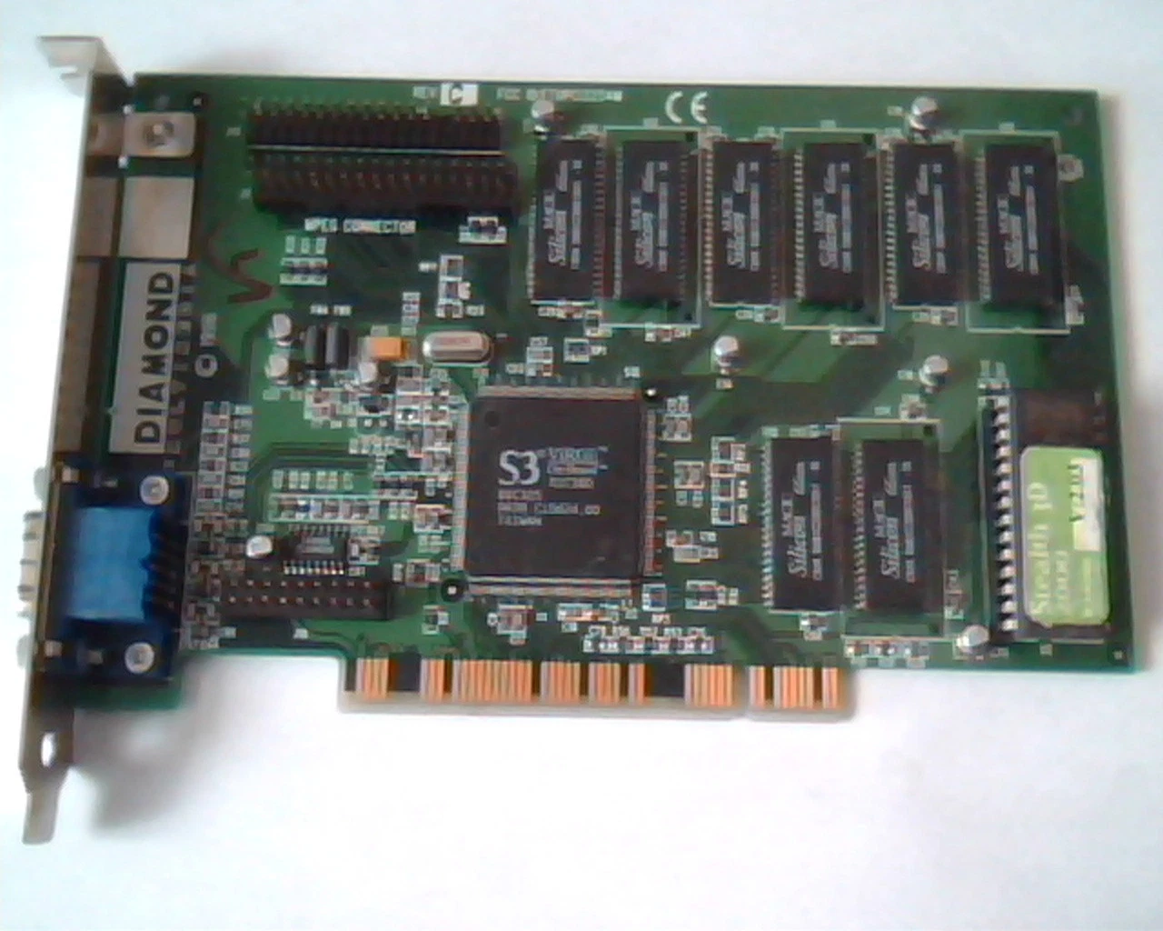 PCI Video card Diamond Rev C Stealth ST 3D 2000 V2.03 S3 FTUPCI3254M 4MB VGA