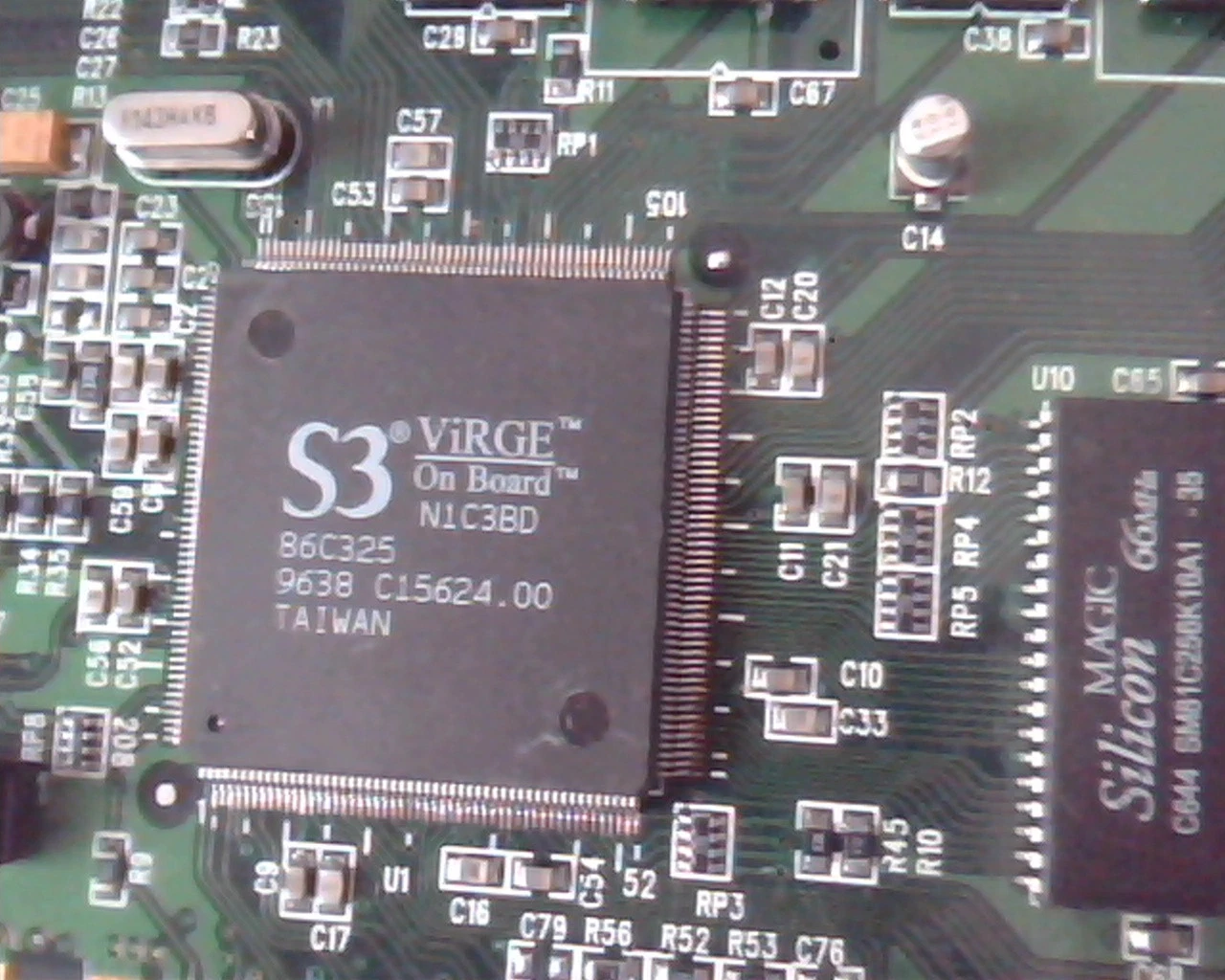 PCI Video card Diamond Rev C Stealth ST 3D 2000 V2.03 S3 FTUPCI3254M 4MB VGA - image 2