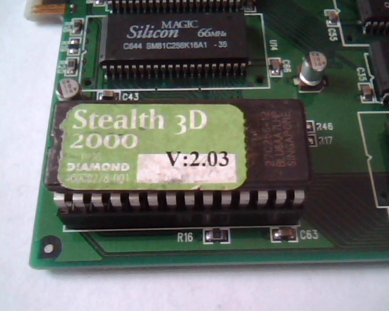 PCI Video card Diamond Rev C Stealth ST 3D 2000 V2.03 S3 FTUPCI3254M 4MB VGA - image 4