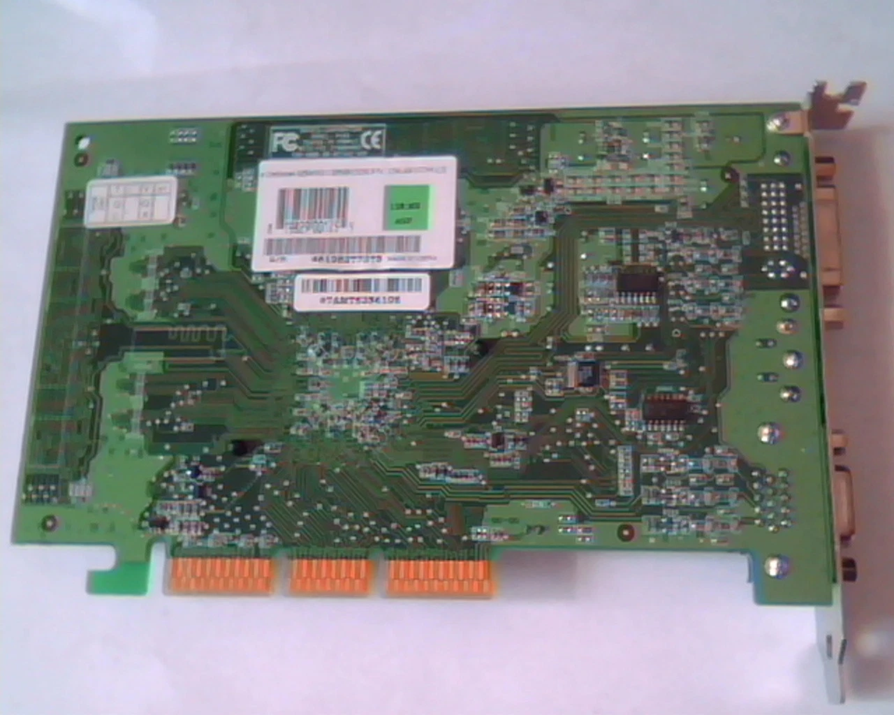 AGP card e-GeForce4 MX4000 128MB 128-A8-NV95-LX Nvidia P182 DVI VGA S-Video - image 2