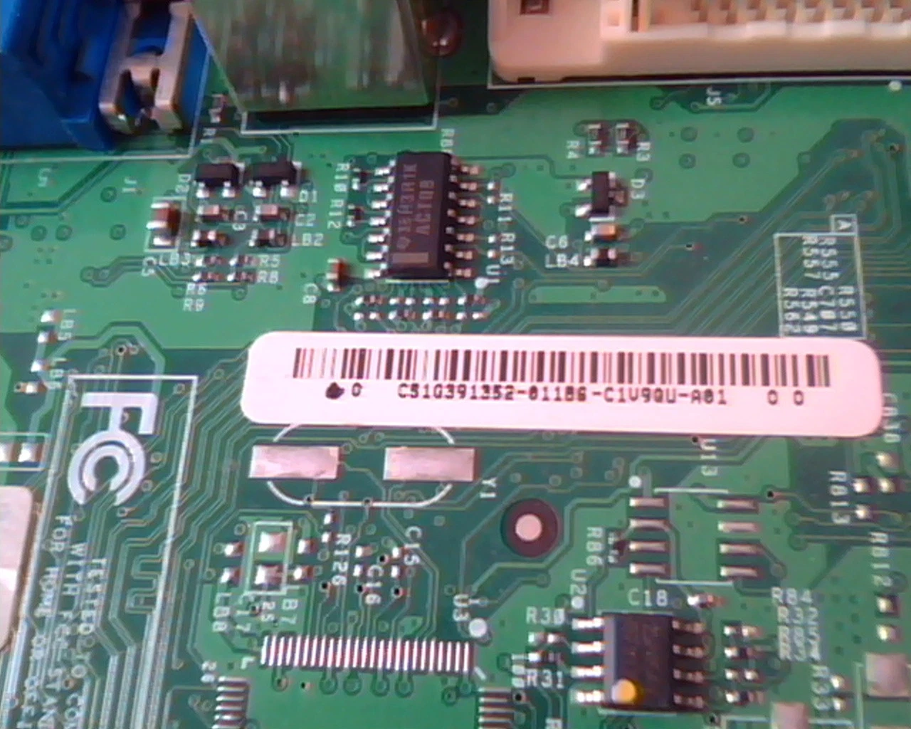 AGP card ASUS V9520 128M 1.02-A01 VGA DVI TV G391352 - image 3