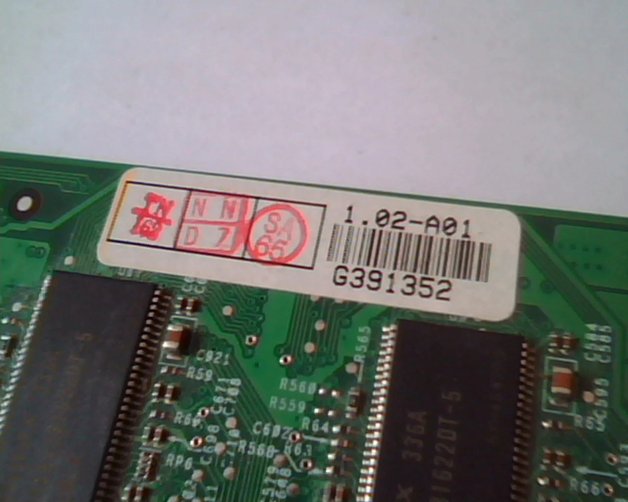 AGP card ASUS V9520 128M 1.02-A01 VGA DVI TV G391352 - image 4