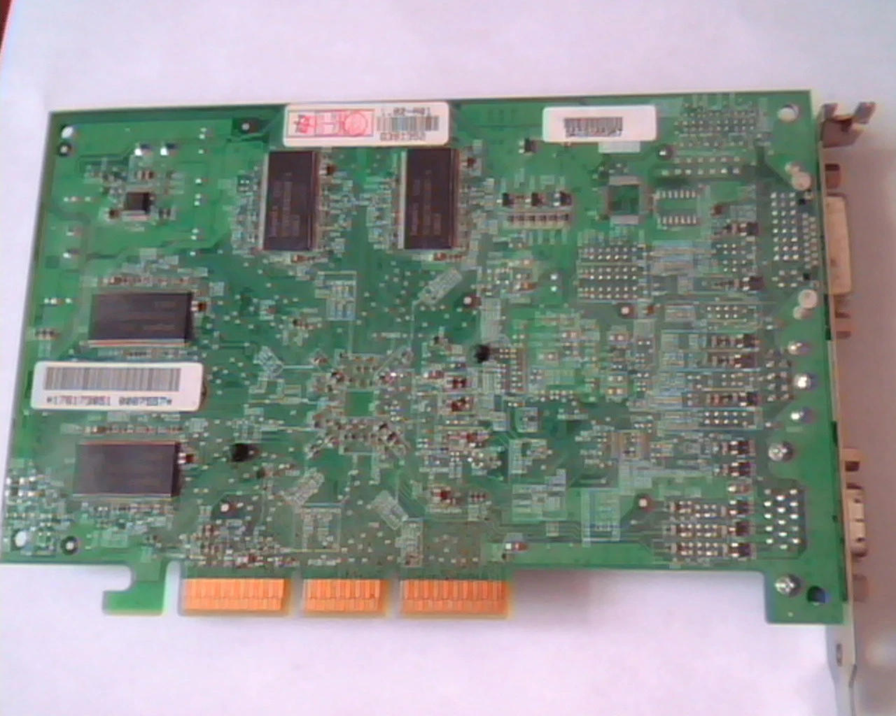 AGP card ASUS V9520 128M 1.02-A01 VGA DVI TV G391352 - image 6