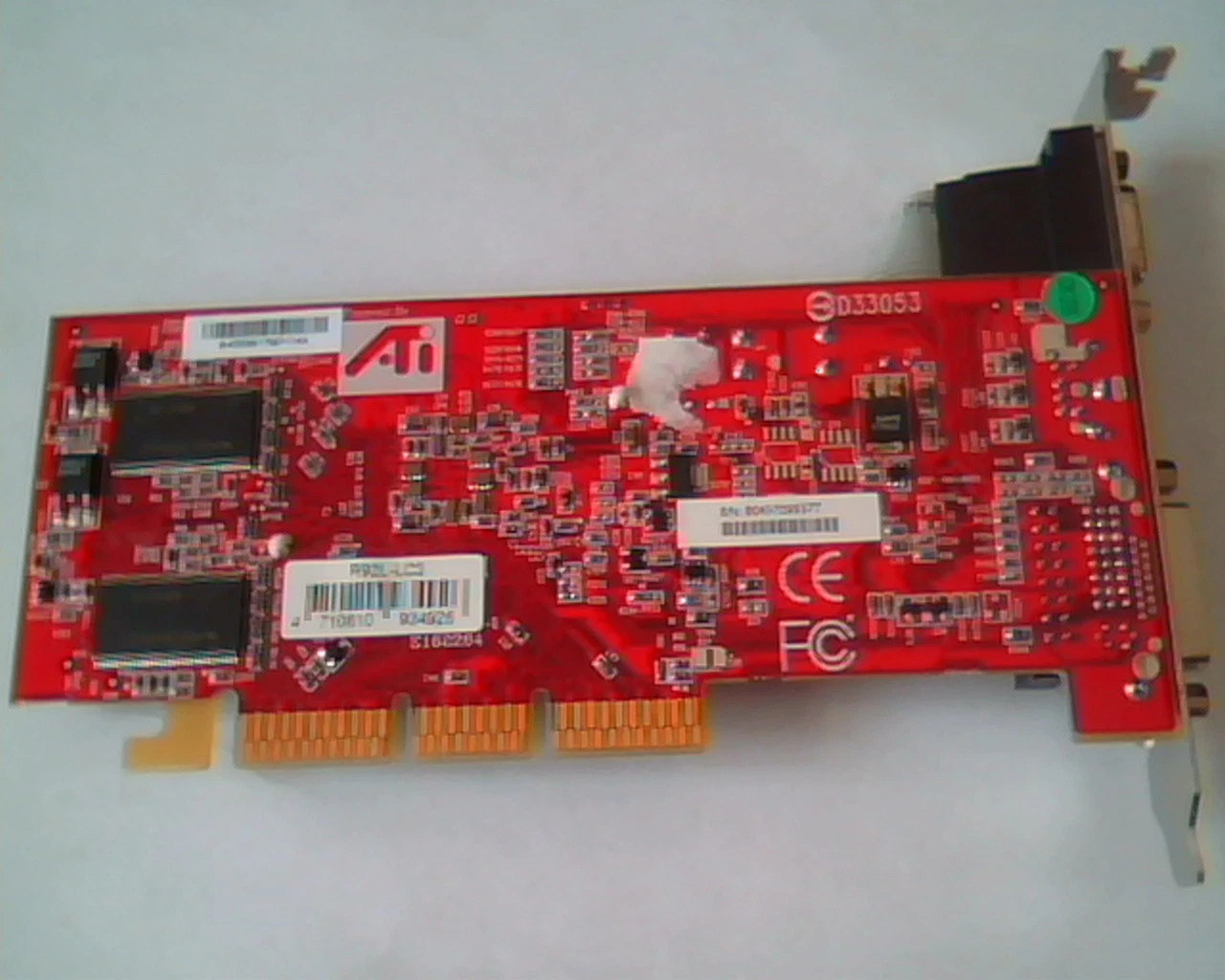 AGP card R92LE Ver1.2 128MB R92L-LC3 ATI DVI VGA S-Vid out E162264 - image 4