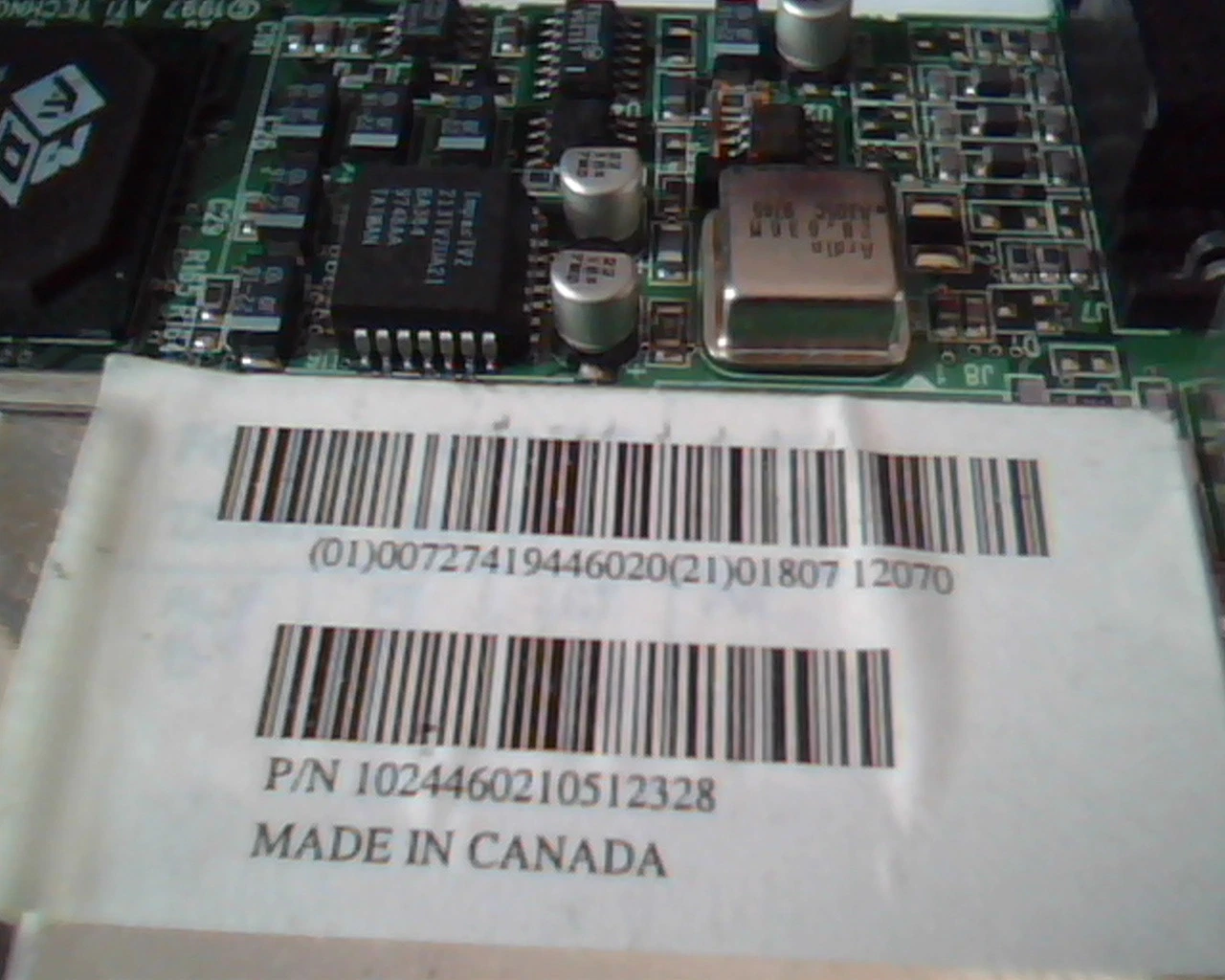 AGP card ATI 109-44600-10 AIW Pro 100-401012 4M 3D Rage 2X Ver 2.0 VGA A/V CATV - image 4