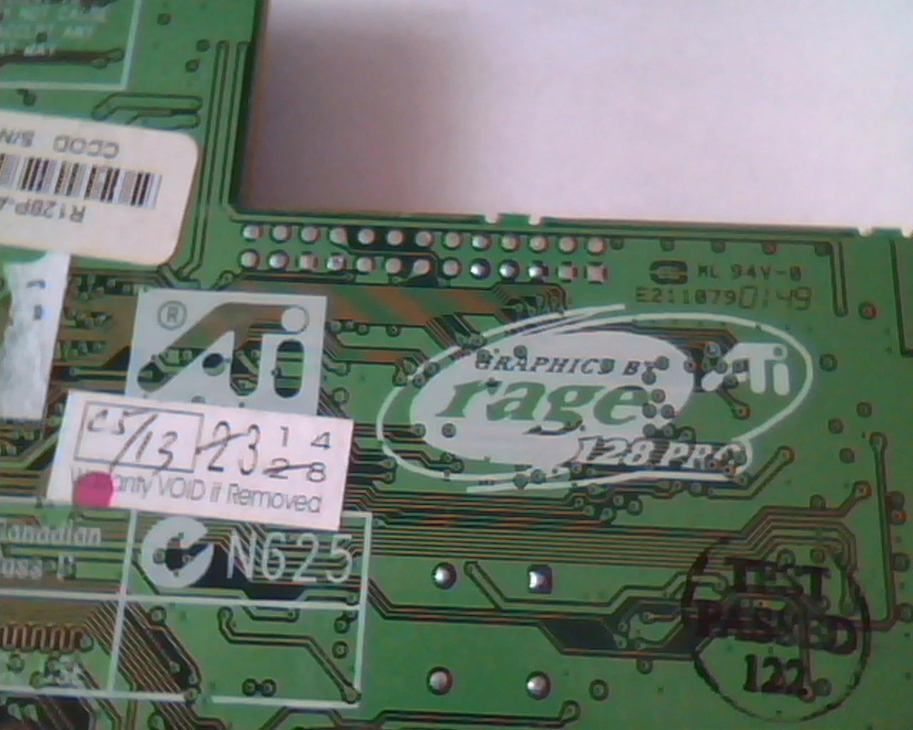 AGP card ATI 109-65700-20 R128P 65707 VGA Xpert2000Pro 32M 1025-B4020 Rage 128 - image 4