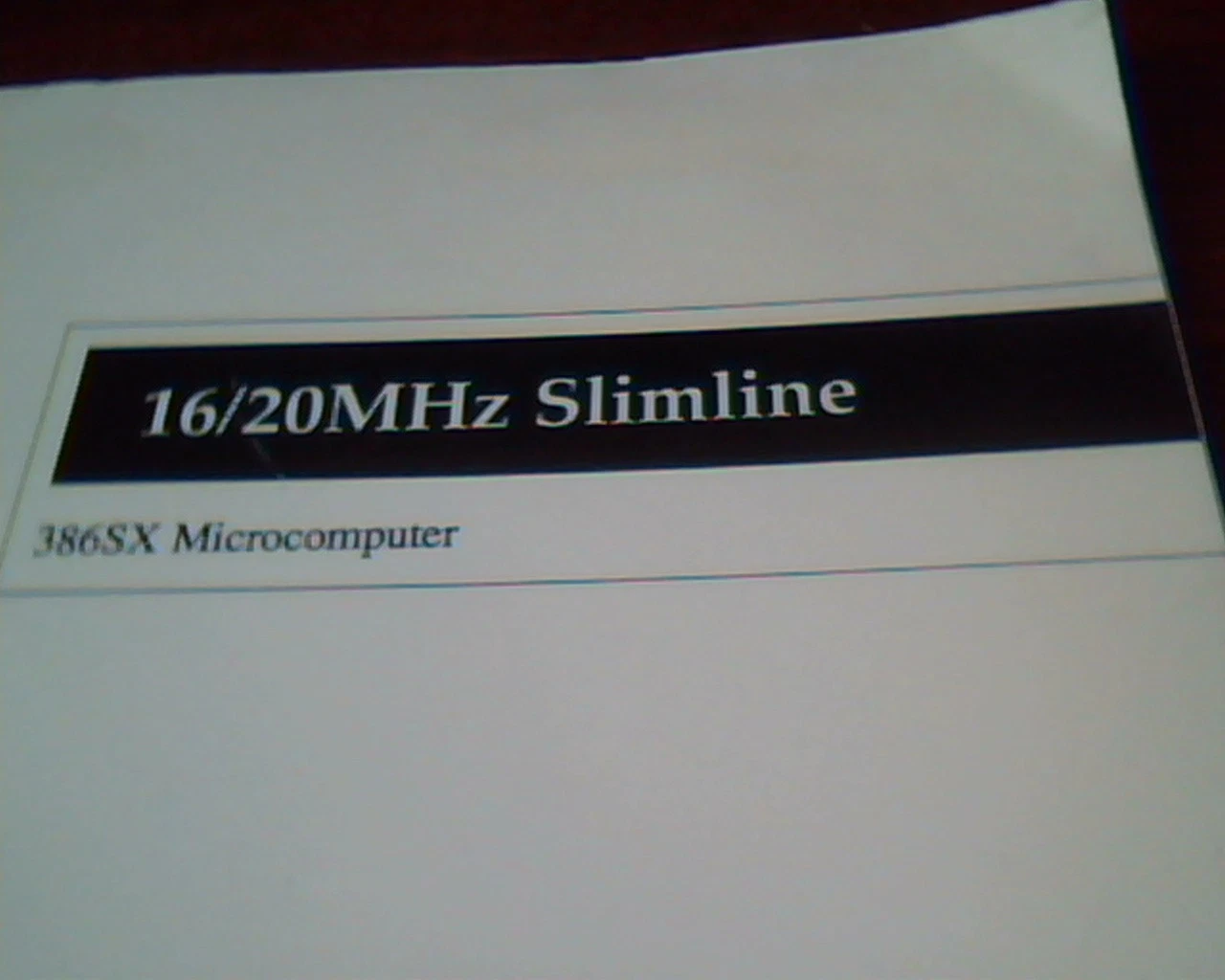 16/20MHz Slimline 386SX Microcomputer Owner's Manual and Reference Guide Ver 1.0 - image 4