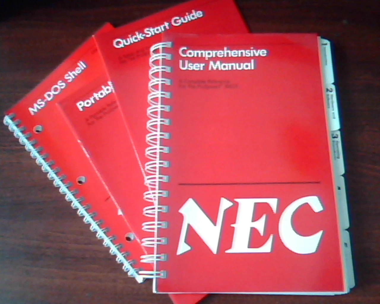 NEC Comprehensive User Manual ProSpeed 386SX Quick-Start Guide MS-DOS Shell