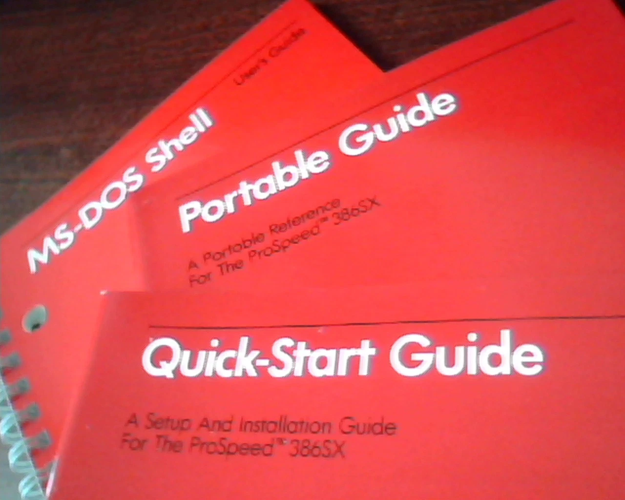 NEC Comprehensive User Manual ProSpeed 386SX Quick-Start Guide MS-DOS Shell - image 2