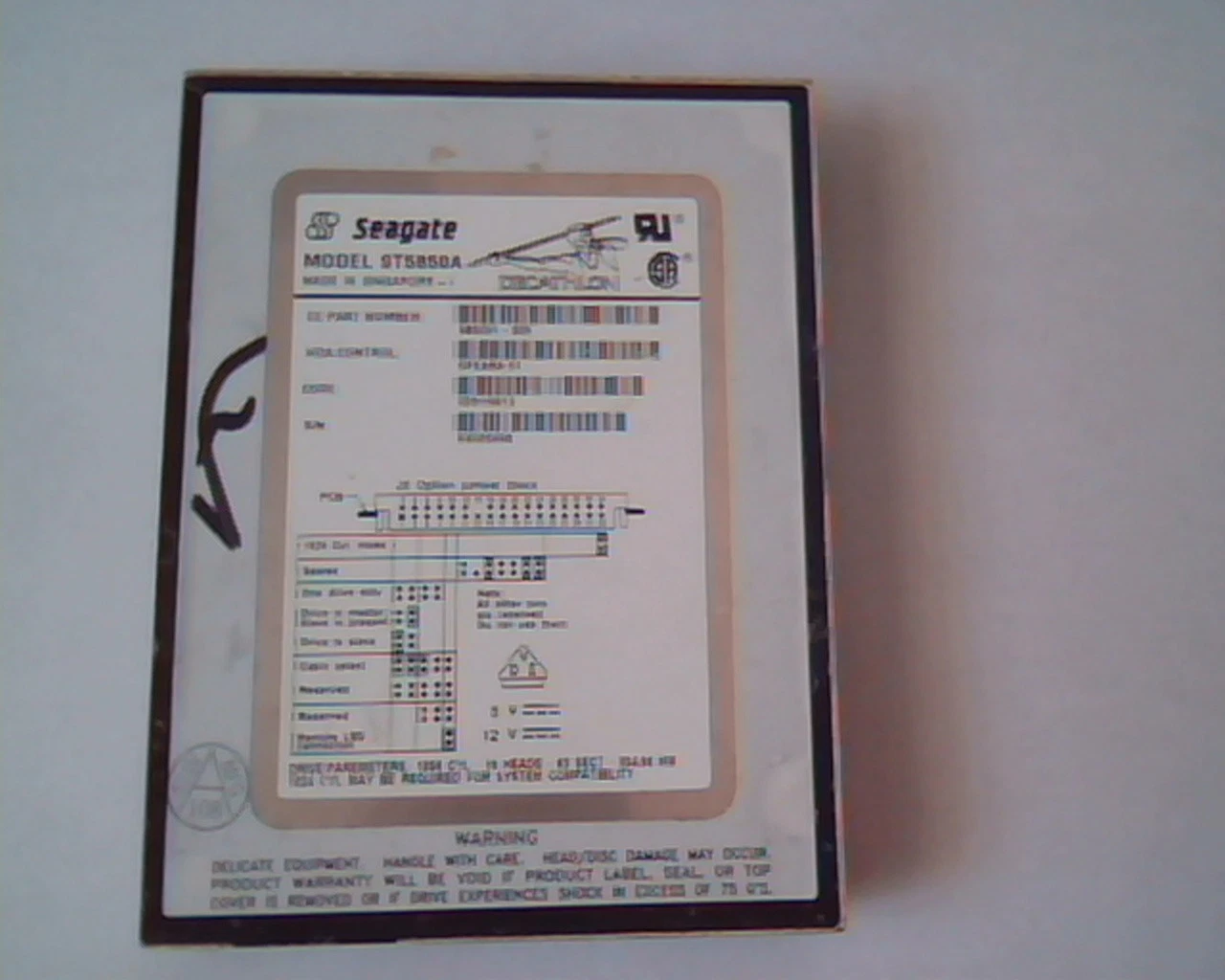 Hard Drive Disk IDE Seagate Decathlon ST5850A 9B6001-305 GFEARA01
