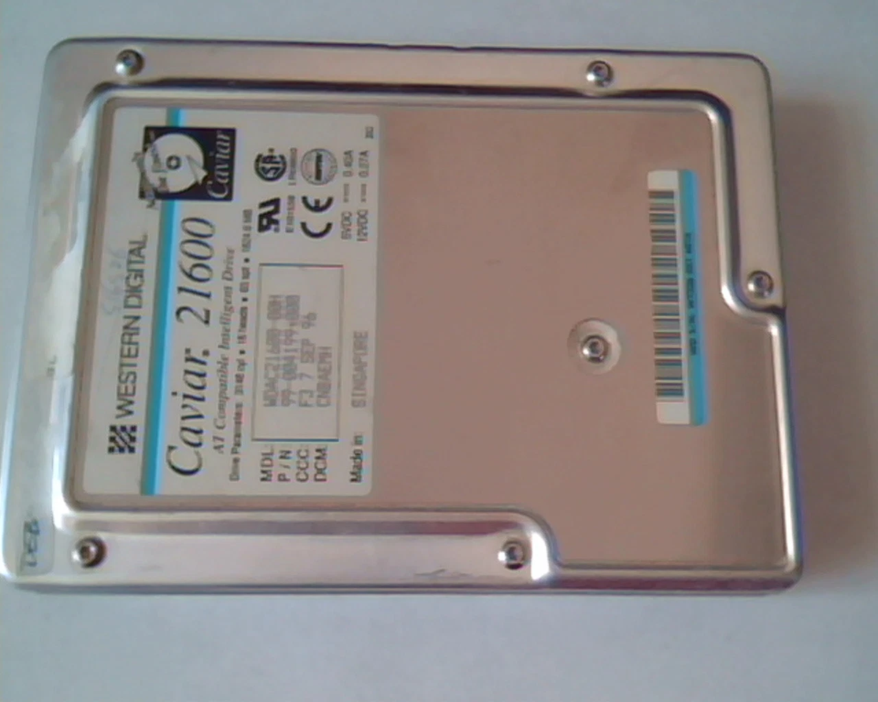 Hard Drive Disk IDE Western Digital Caviar 21600 WDAC21600-00H 99-004199-000 SEP
