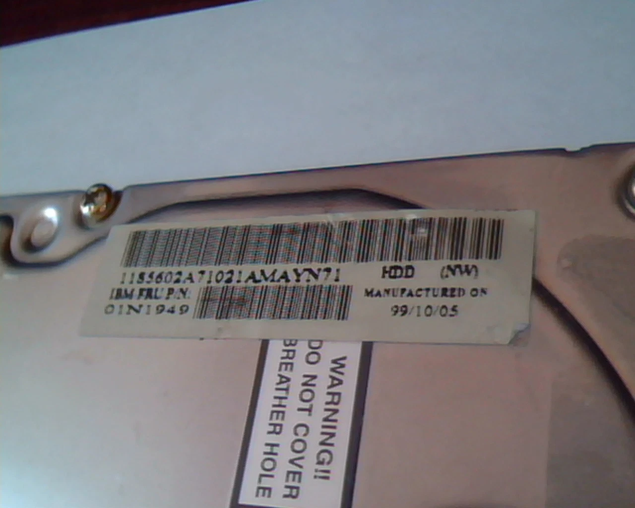 Hard Drive Disk IDE Quantum Fireball CX CX10A011 02-B 10.2AT CX10AO11 09N5339 - image 3