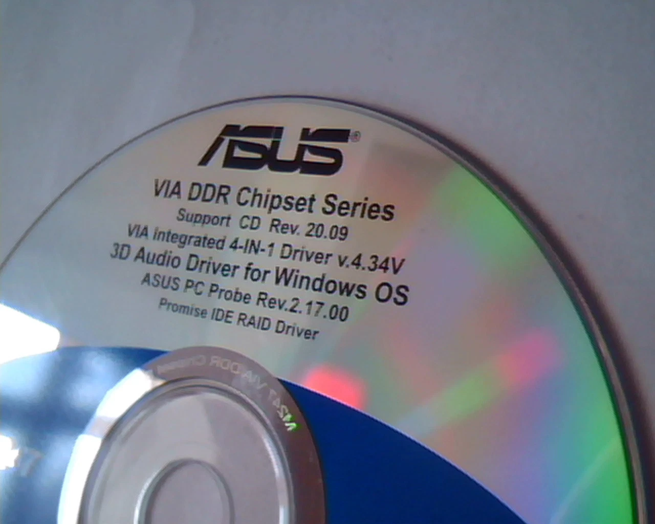 CD ASUS VIA DDR Chipset Series Support Rev.20.09 Integrated 4-in-1 Driver M247 - image 2