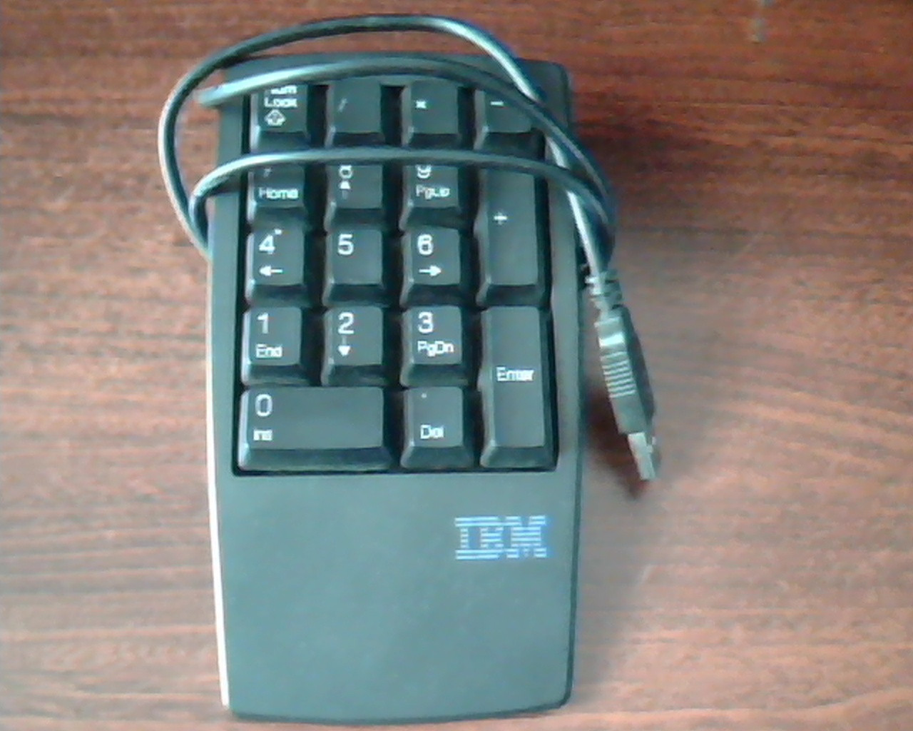 IBM Keypad KU-9880 CEM 00-25 A01 09N5548 black USB - nice condition Vintage