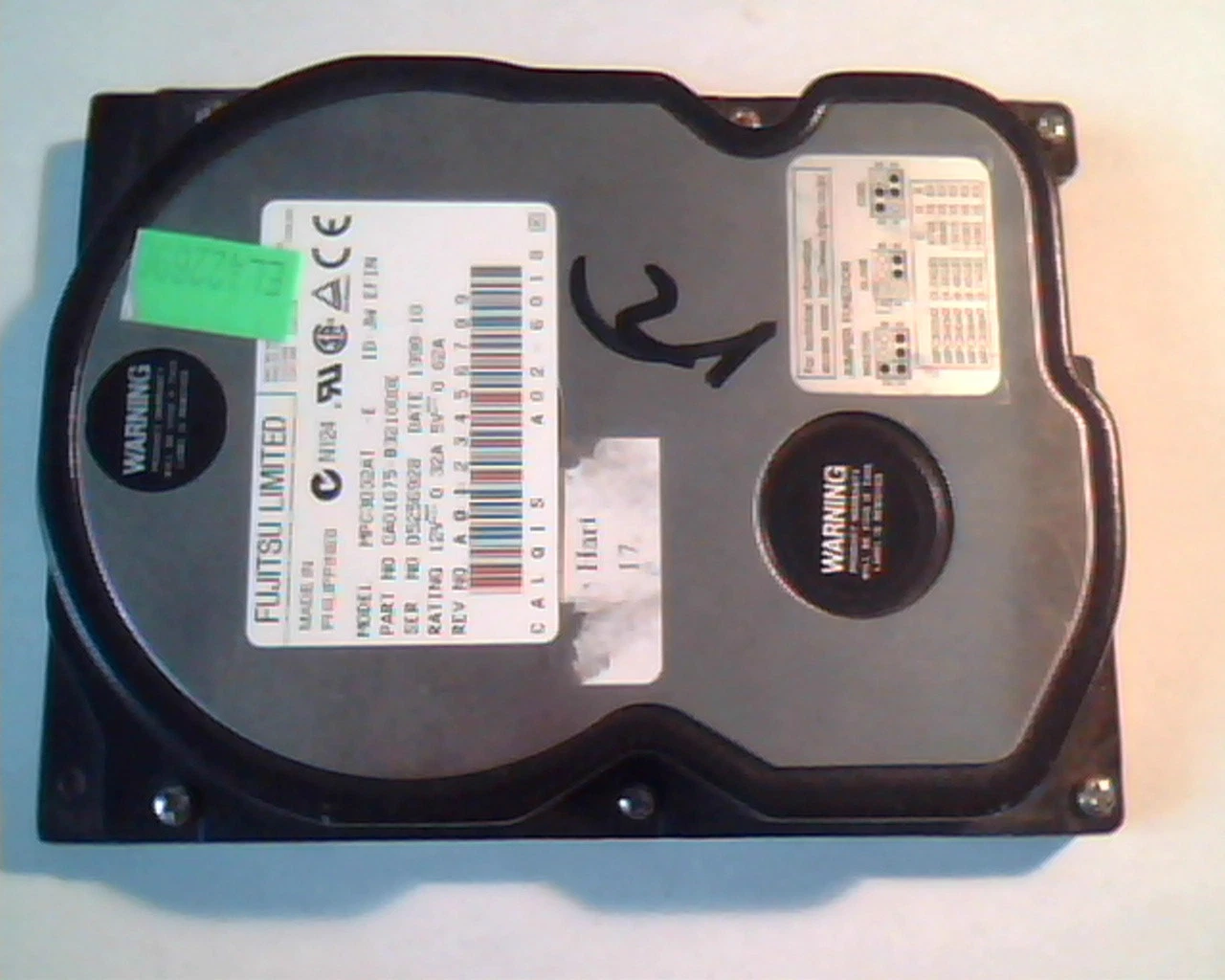 Hard Drive Disk IDE Fujitsu MPC3032AT EFIN CA01675-B321000E 1998-10 A02-6018