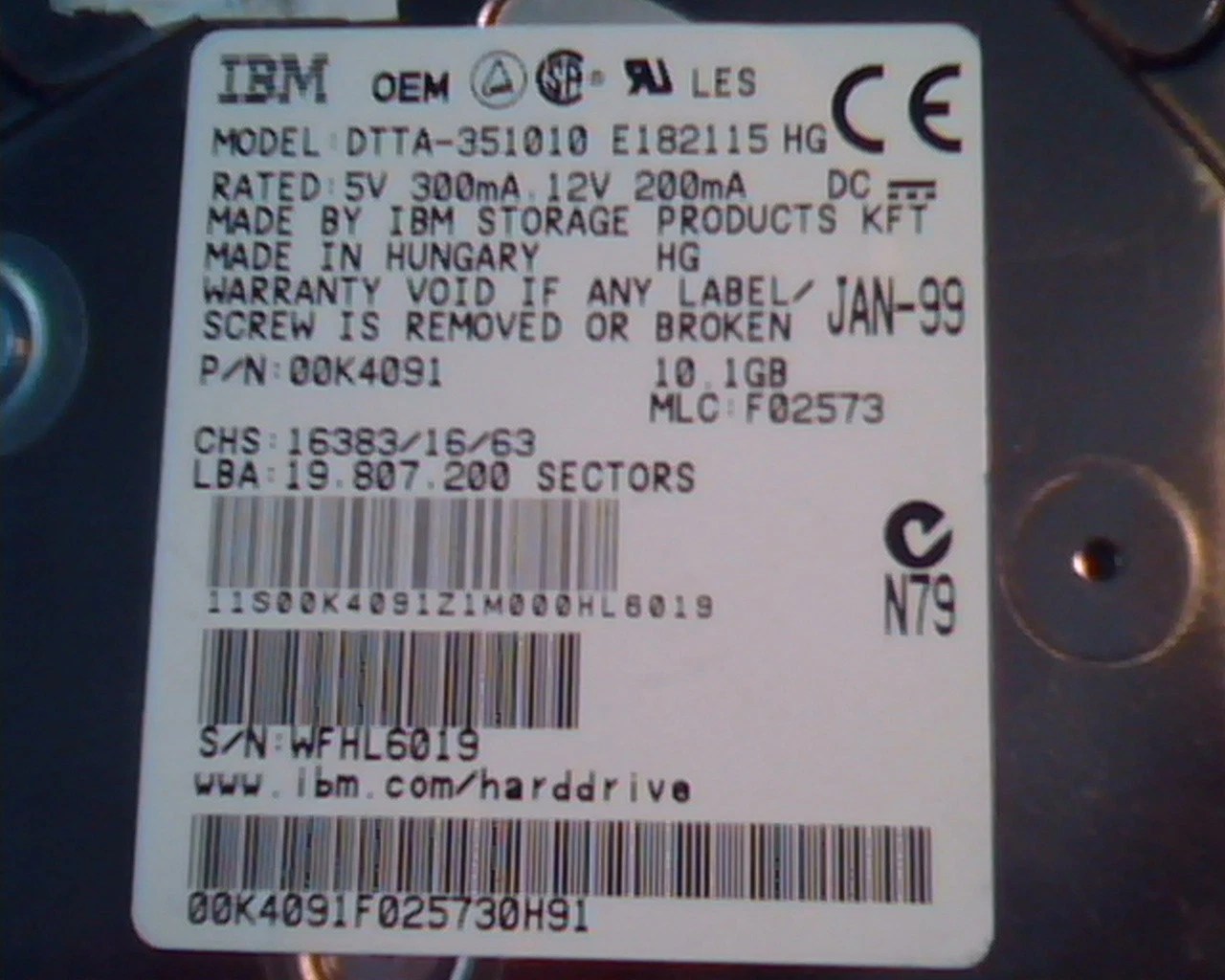 Hard Drive Disk Maxtor 51536H2 02A 05A 11A JAC61HU0 K,H,C,A DiamondMax Plus 45 - image 2