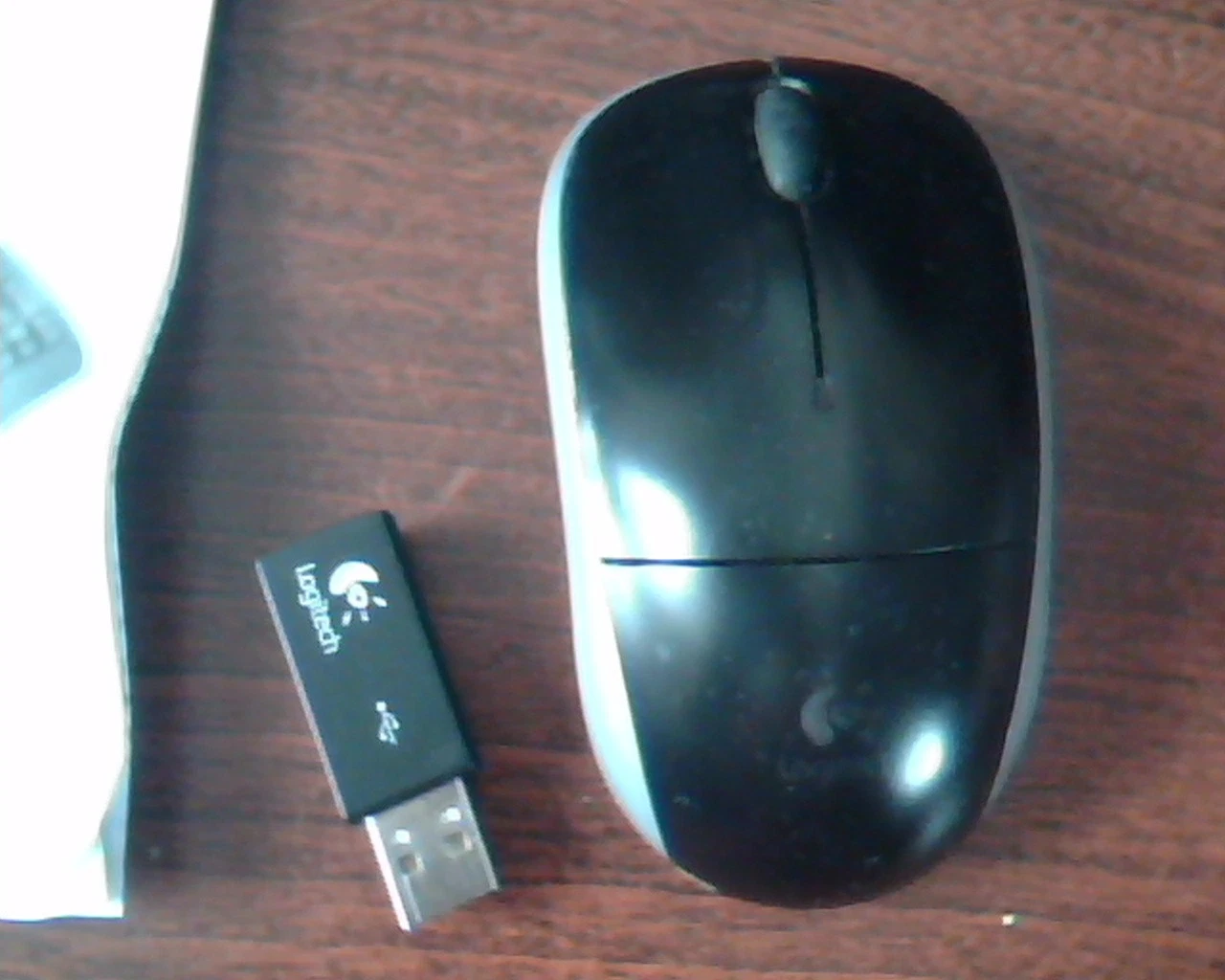 Logitech Keyboard MK320 black Mouse USB Wireless combo - nice condition - image 4