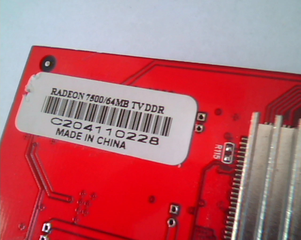 AGP card DDR ATI G-Radeon 7500 TV 64MB Radeon VGA DVI 128Bit - image 5