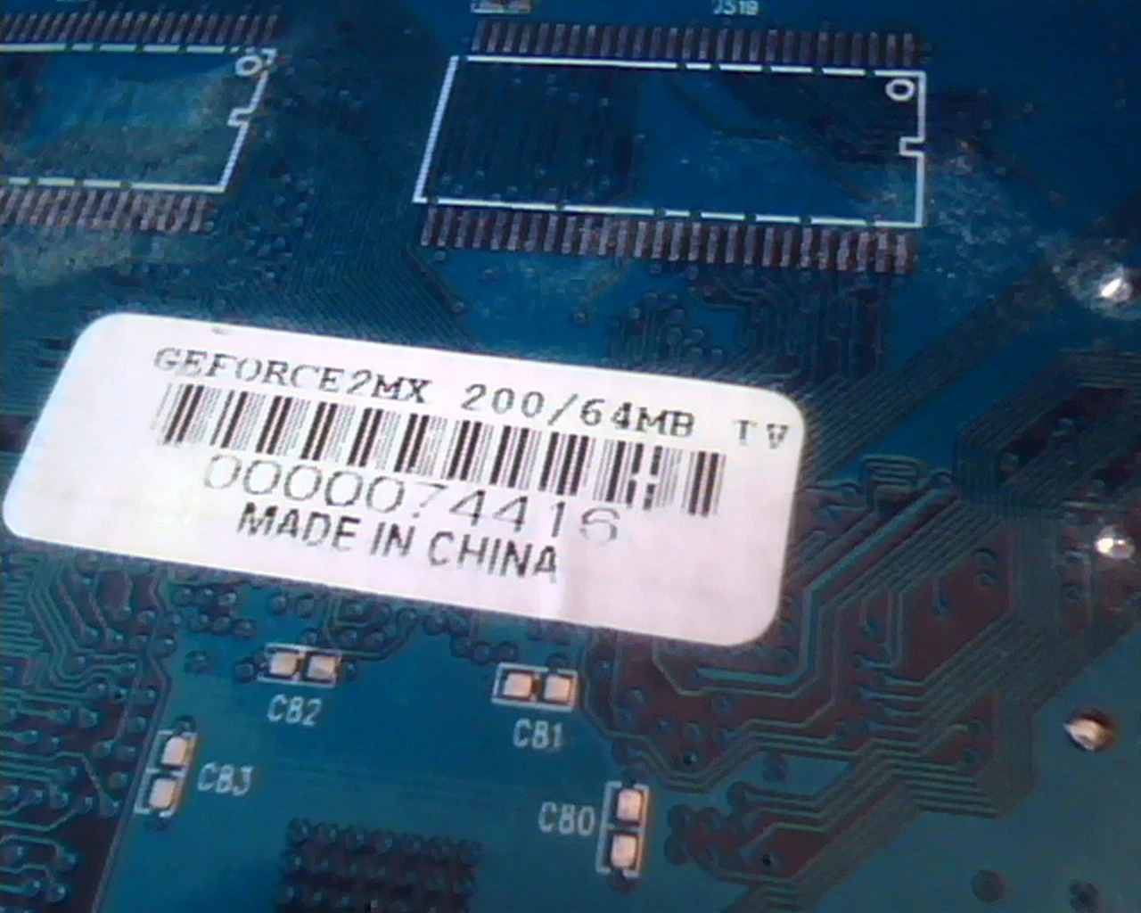 AGP card GeForce2MX 200 64MB TV 2MX GF2 VGA - image 3