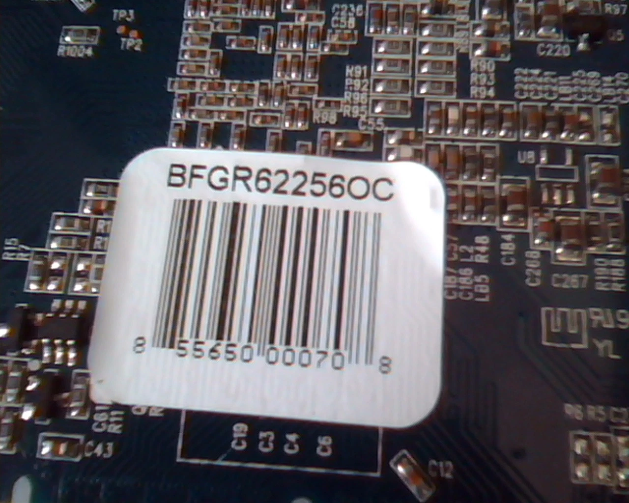 AGP card BFG BFGR62256OC DVI VGA PO4221 MO4546 S-Video - image 2