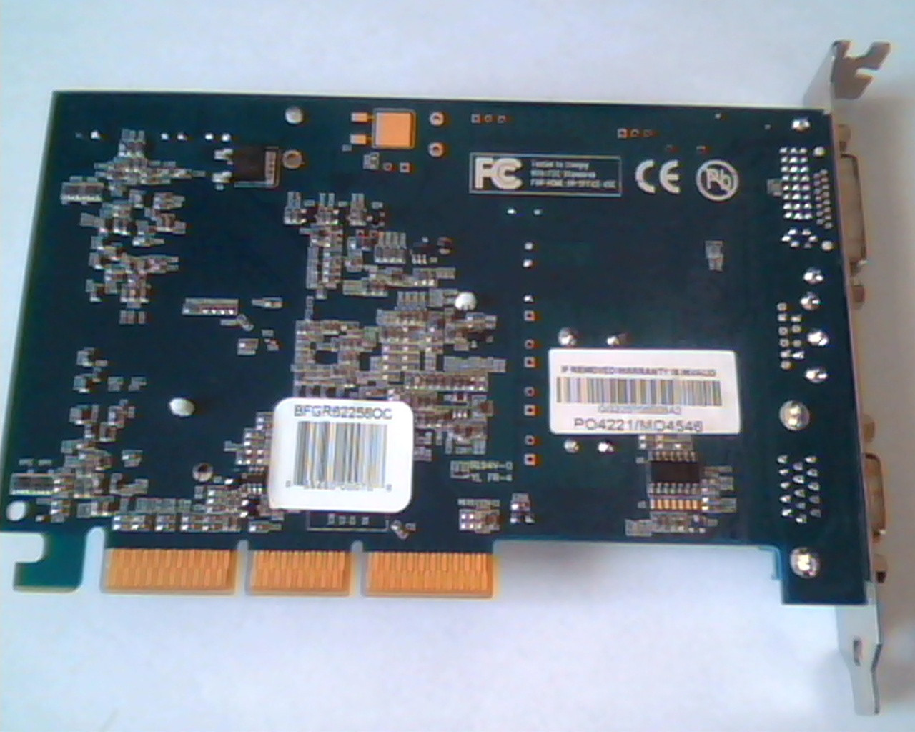 AGP card BFG BFGR62256OC DVI VGA PO4221 MO4546 S-Video - image 4