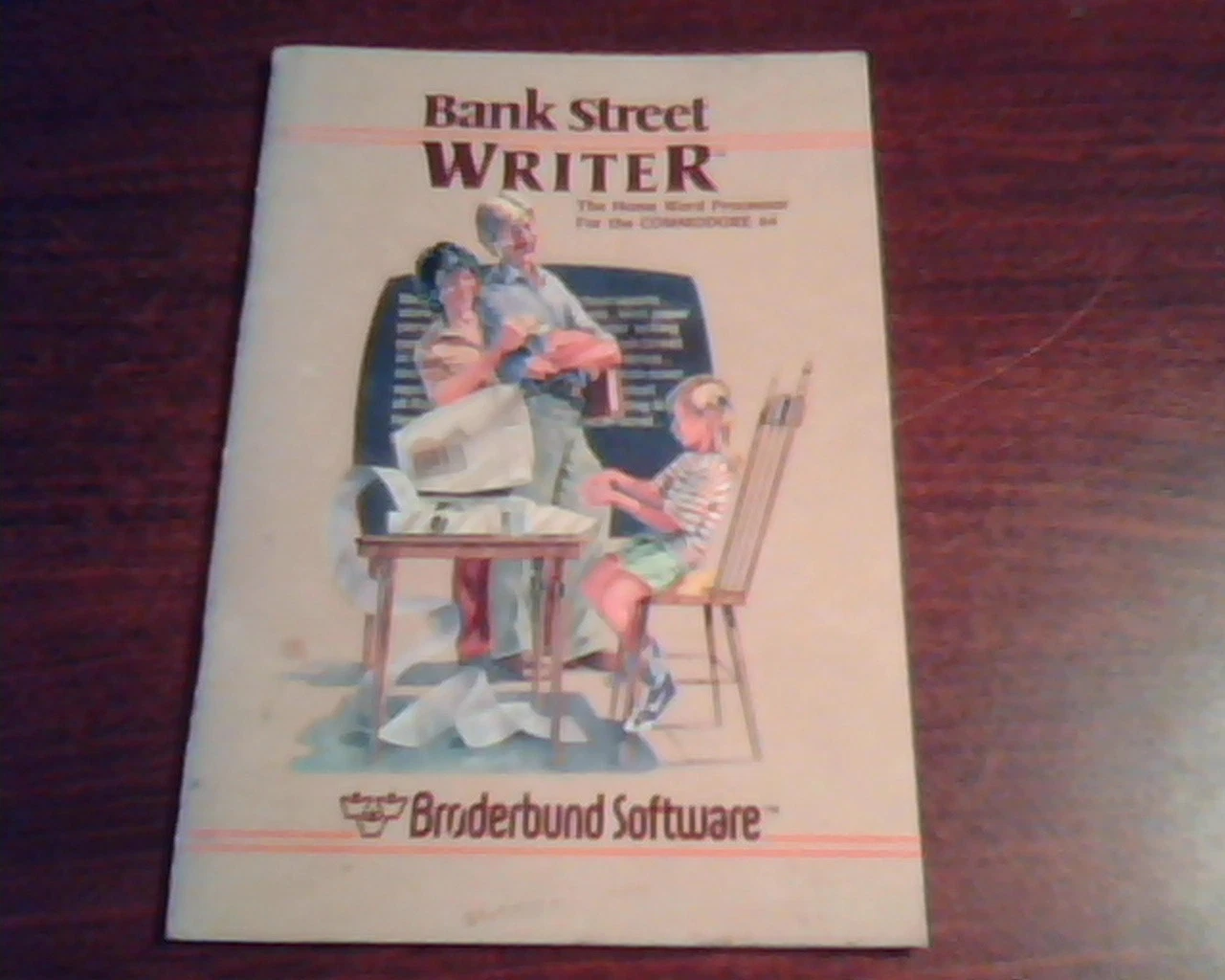 Manual Guide Bank Street Writer for Home Processor Commodore 64 Broderbund