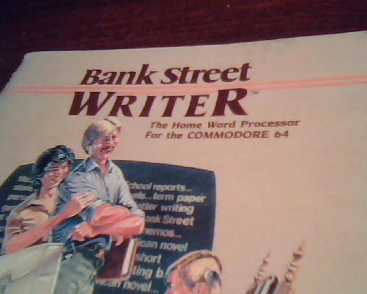 Manual Guide Bank Street Writer for Home Processor Commodore 64 Broderbund - image 3