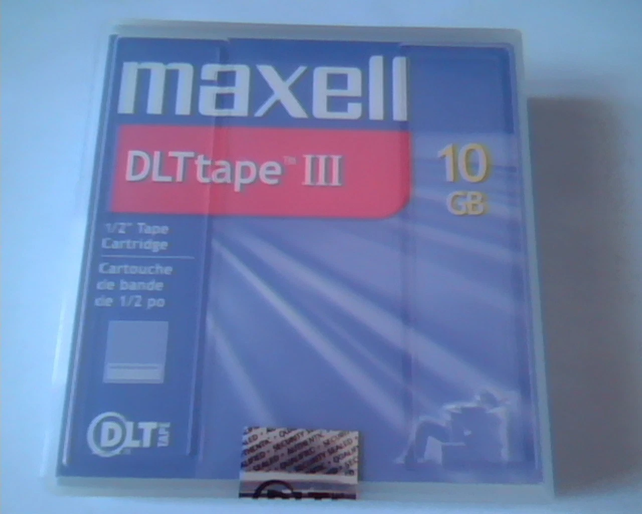 Maxell DLTtape III 1/2 inch tape cartridge 10GB/20GB DLT - NEW SEALED