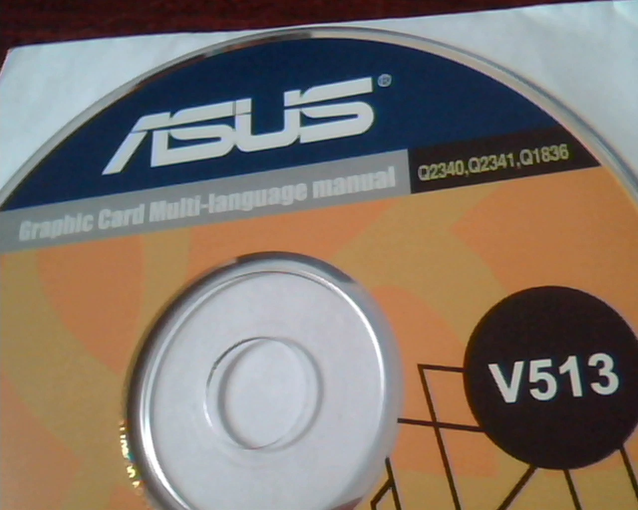 CD ASUS Graphic Card Multi-language manual V513 Q2340 Q2341 Q1836 - image 2