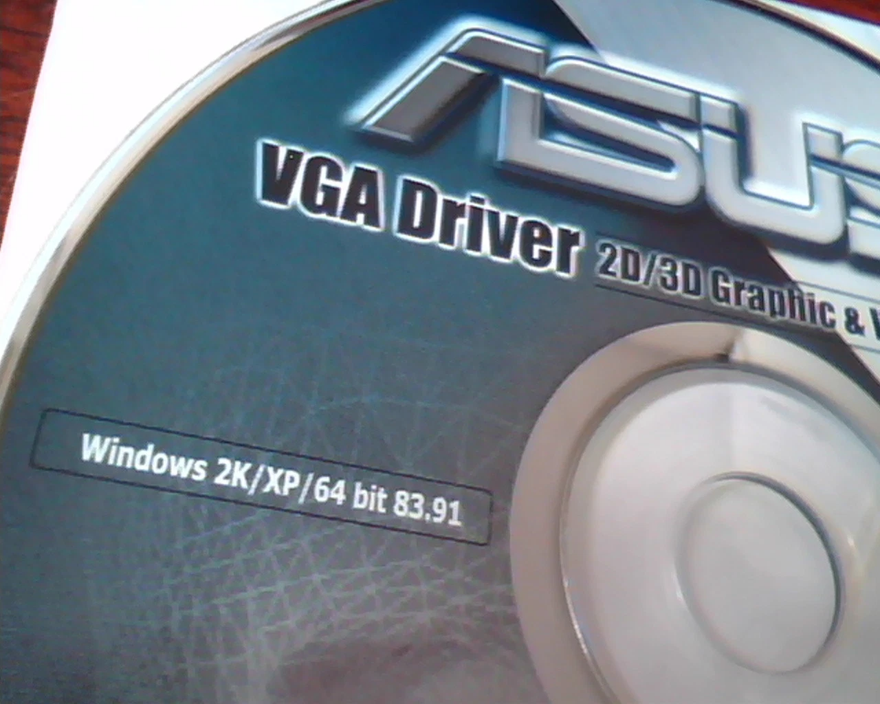 CD ASUS VGA Driver 2D/3D Graphic and Video Accelerator V526 SmartDoc GameFace - image 3