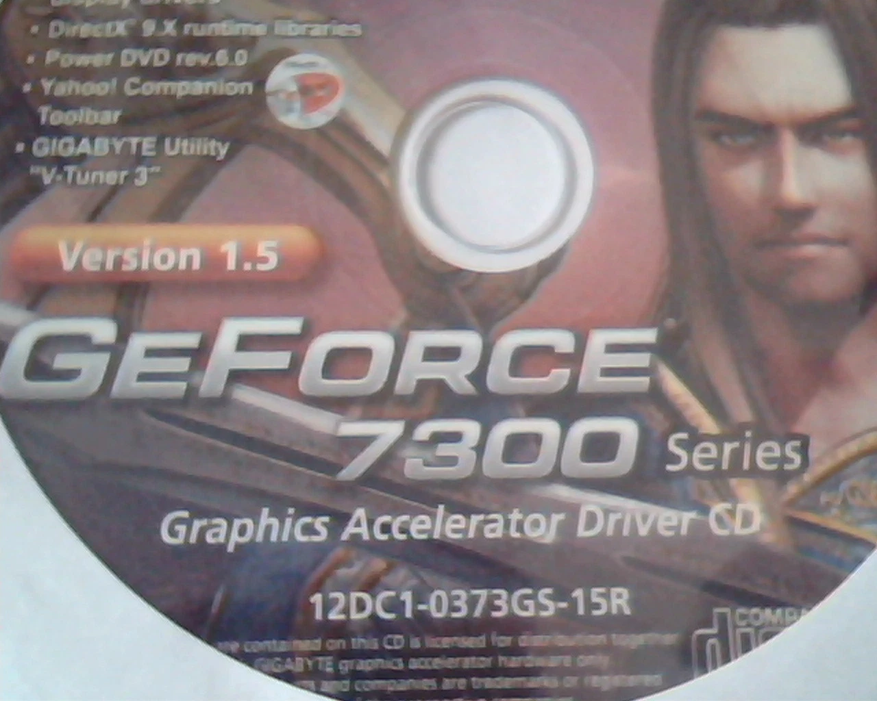 CD Gigabyte Tech GeForce 7300 Series Version 1.5 Graphics Accelerator Driver - image 3