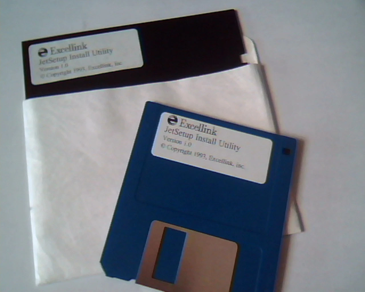Excellink JetSetup Install Utility Version 1.0 1993 floppy disks