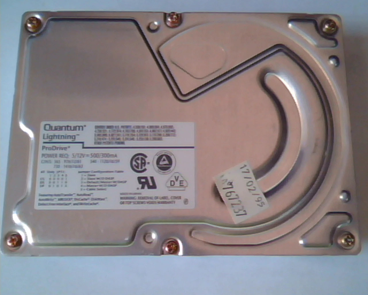 Hard Drive Disk IDE Quantum Lightning LT54A012 03-K A241F 540AT ProDrive
