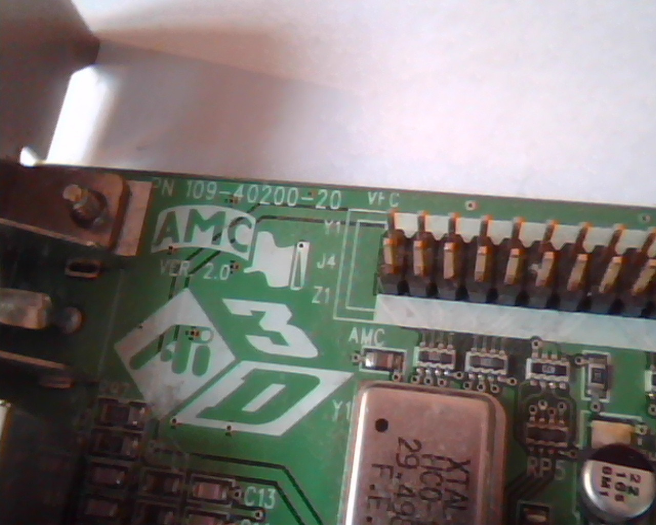 AGP card ATI 109-40200-20 RagePr BGA Ver 2.0 Pro Turbo Rage VGA S-Video Comp out - image 2