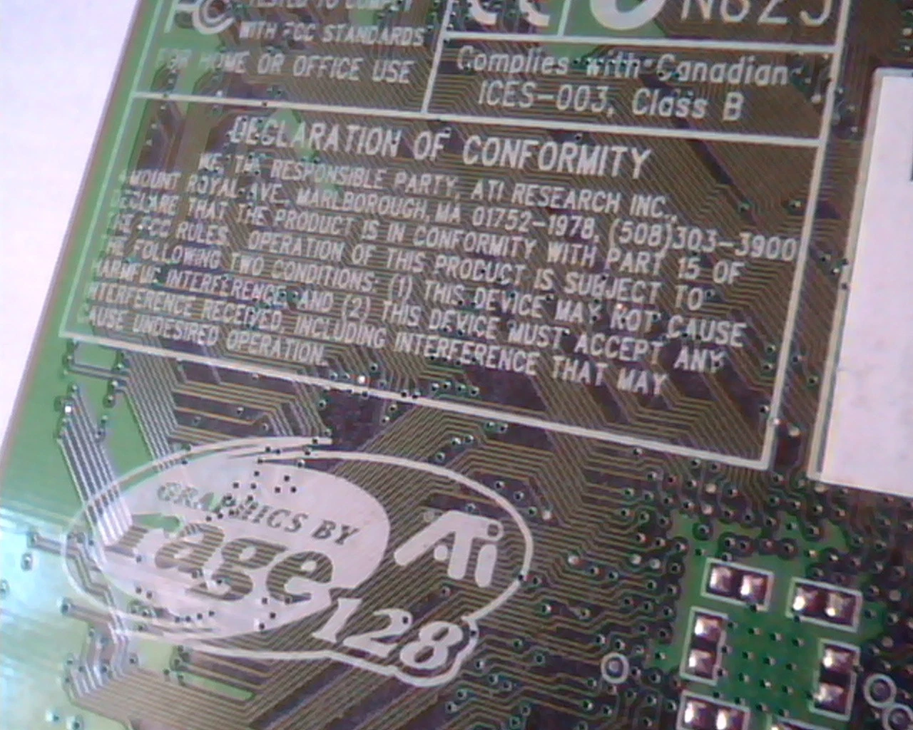 AGP card ATI Rage RAGE128 32M 109-51900-01 VGA 1025-62000 R128 video graphics - image 5