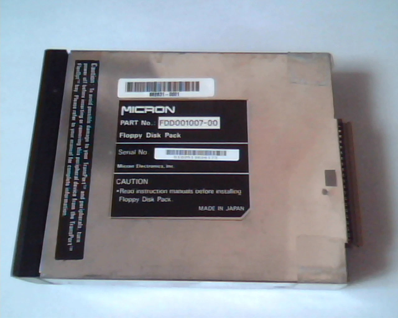 Micron FDD01007-00 Floppy Disk Pack Drive 862631-0001