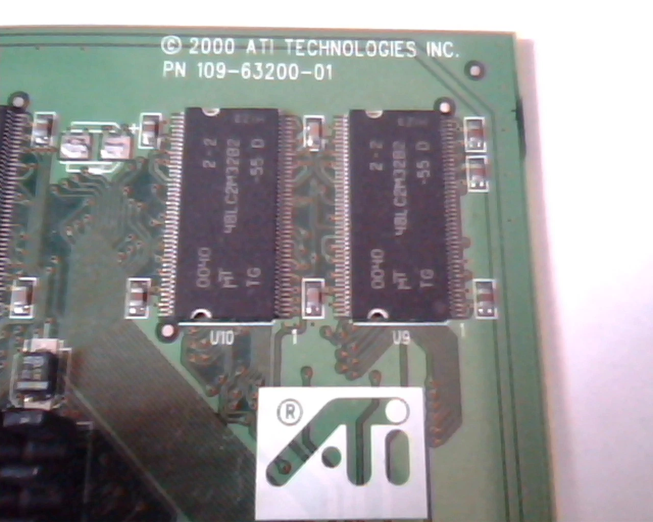 Video Graphics Card AGP ATI Rage 109-63200-01 128 Pro R128P 63216 RCA Composite - image 2