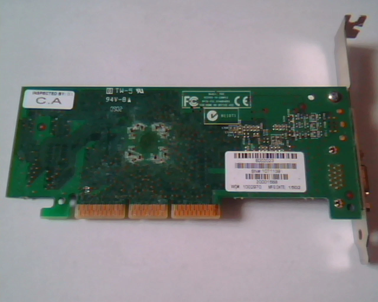 AGP card NVIDIA GeForce 2MX NV875.0 Rev B 200 P60 6002023 VGA - image 5
