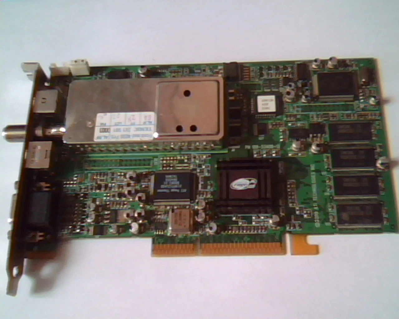 AGP card ATI Rage 128 109-53400-12 1025340113 A/V CATV VGA AIW128